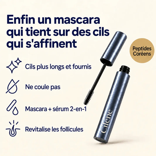 Cilène™ | Mascara-sérum coréen pour cils qui s'affinent