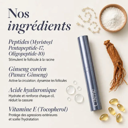 Cilène™ | Mascara-sérum coréen pour cils qui s'affinent