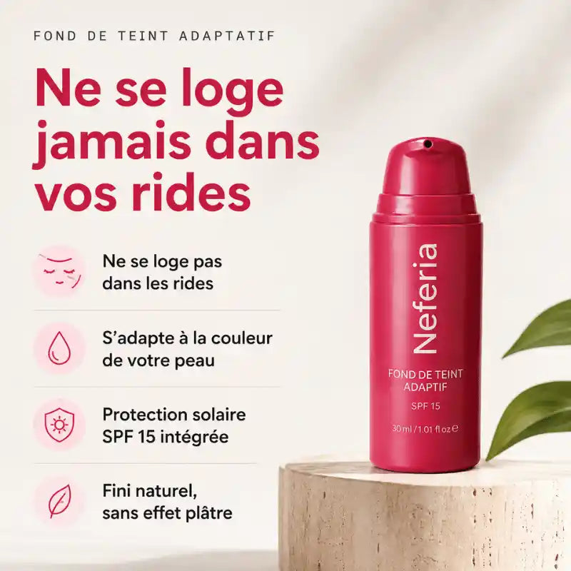 Neferia™ | Fond de teint adaptatif pour peaux matures